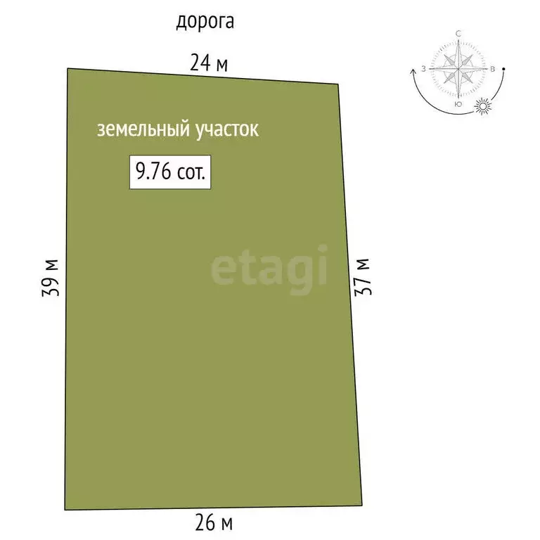 Участок в Севастополь, Камышовое шоссе (9.76 м) - Фото 0