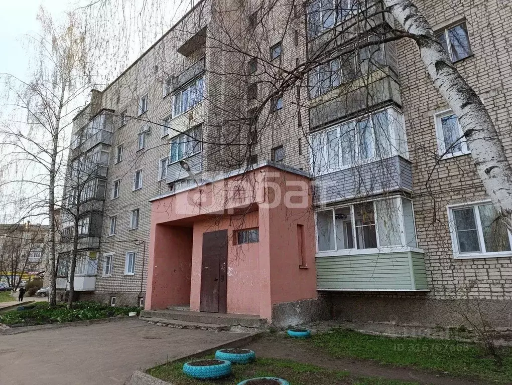 1-к кв. Костромская область, Ветлужский пгт ул. Калинина, 4 (36.3 м) - Фото 0