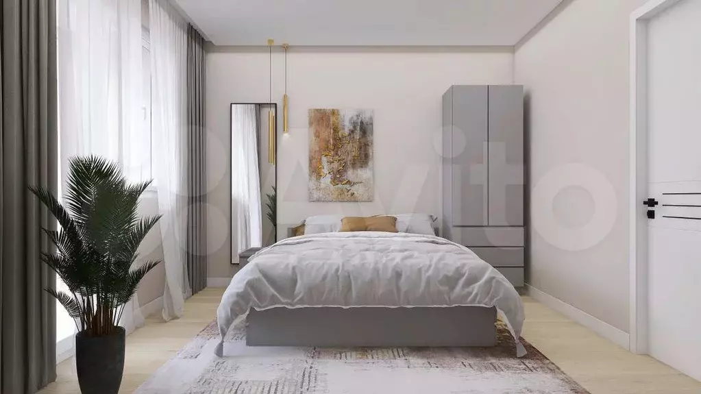 2-к. квартира, 59,5 м, 5/8 эт. - Фото 1