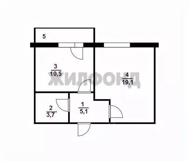 1-к кв. Новосибирская область, Новосибирск Овражная ул., 14 (38.4 м) - Фото 0