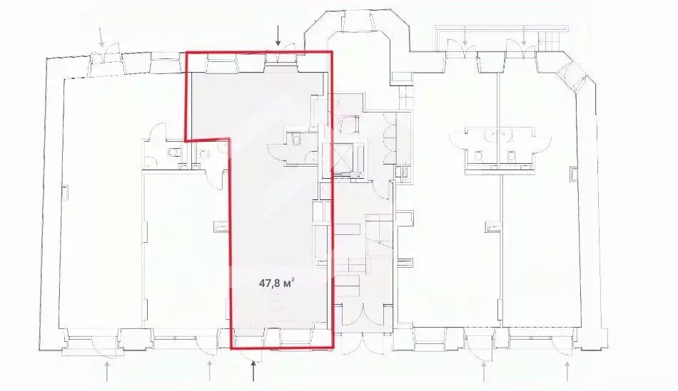 Помещение свободного назначения в Москва Большая Бронная ул., 25С3 (48 ... - Фото 2