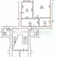 1-к. квартира, 33,8 м, 1/3 эт. - Фото 0