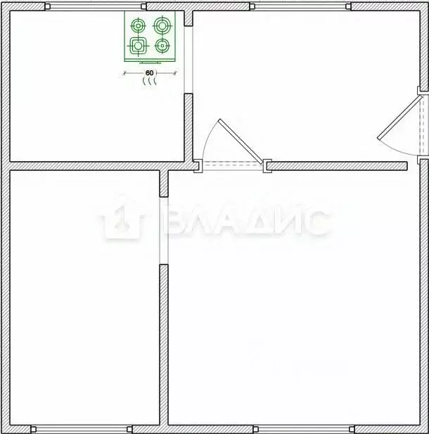Дом в Пензенская область, Городищенский район, с. Чаадаевка ул. Карла ... - Фото 1