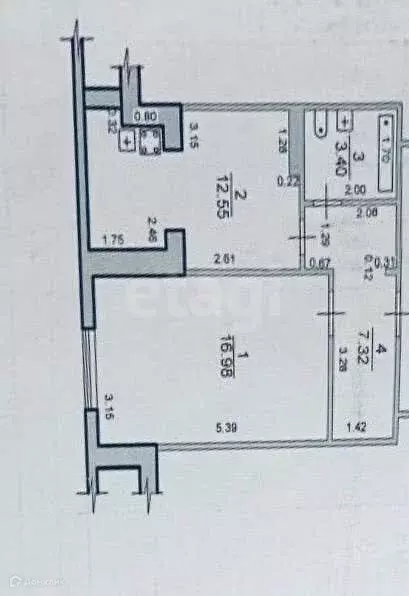 Продаётся 1-к квартира, 40.2 м - Фото 0