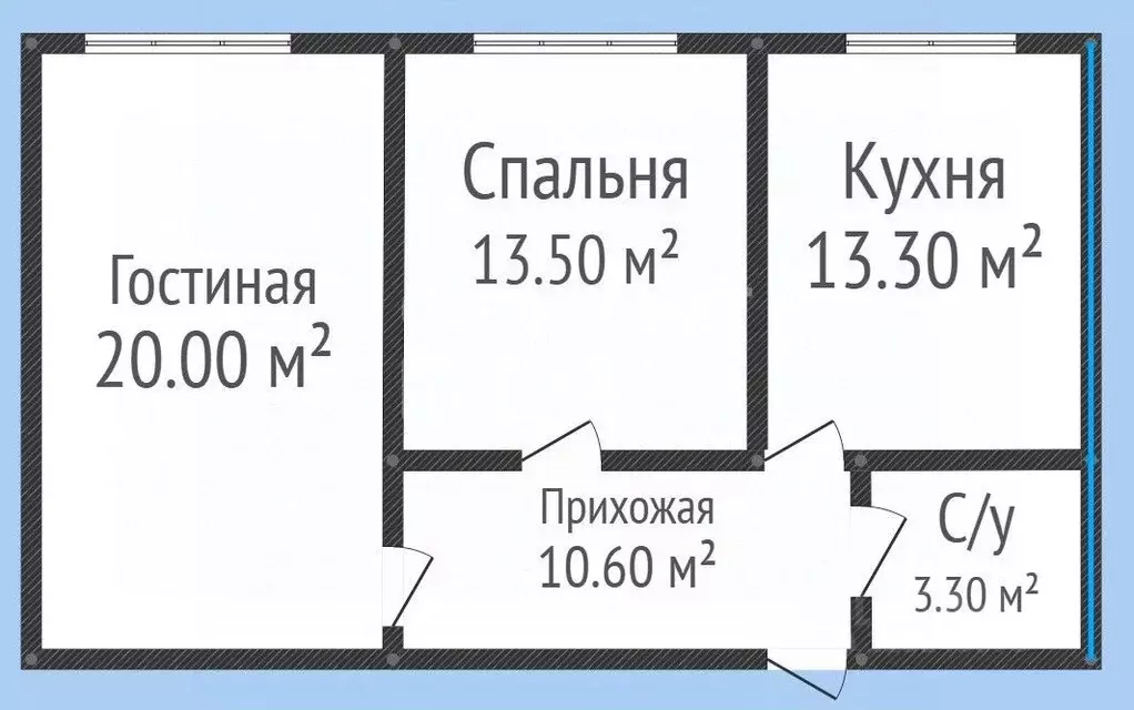 2-к кв. Дагестан, Махачкала Научный Городок мкр, ул. Самурская, 85 ... - Фото 1