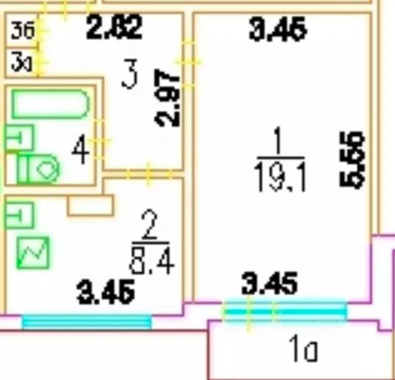 1-к кв. Москва Кунцевская ул., 8К1 (37.9 м) - Фото 1