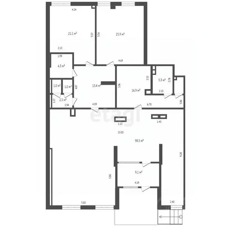Помещение свободного назначения в Ростовская область, Ростов-на-Дону ... - Фото 2