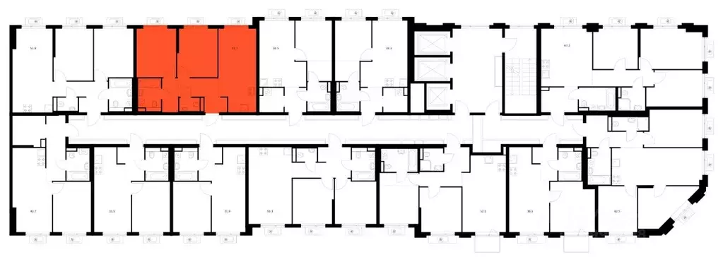 2-к кв. Московская область, Котельники  (51.7 м) - Фото 2