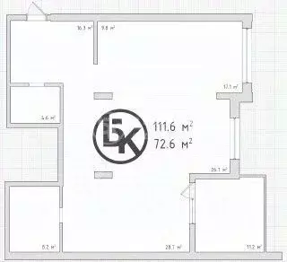 3-к кв. Новосибирская область, Новосибирск Дачное ш., 20к12В (111.6 м) - Фото 1