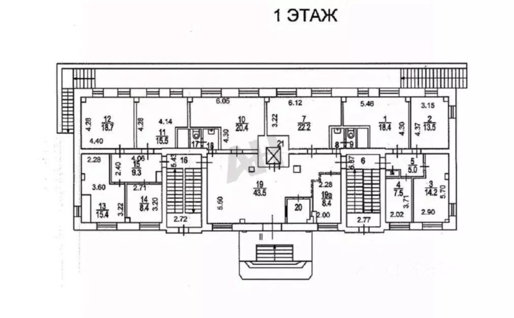 Офис в Москва ул. 4-я Сокольническая, 1А (1547 м) - Фото 1