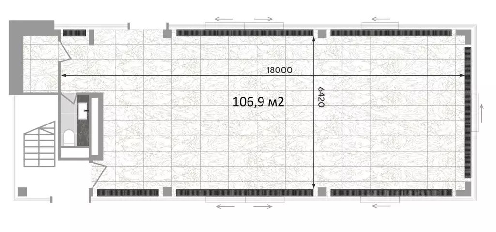 Помещение свободного назначения в Москва ул. Зорге, вл9 (107 м) - Фото 1