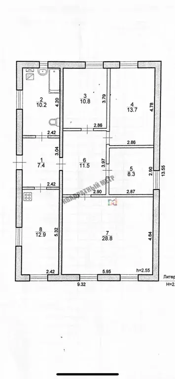 Дом в Калмыкия, Элиста Кирбазарная ул. (168 м) - Фото 2