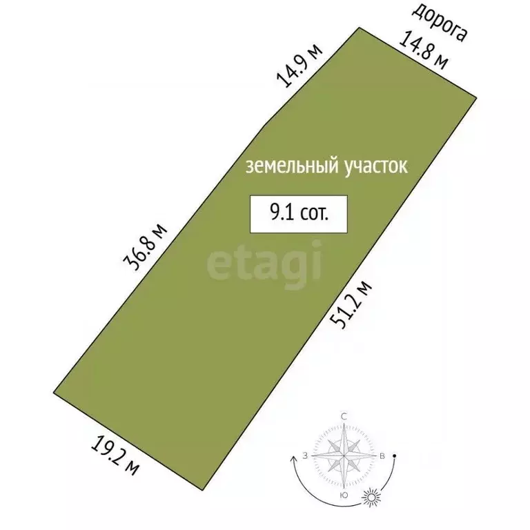 Участок в Тюменская область, Тюменский муниципальный округ, д. ... - Фото 2