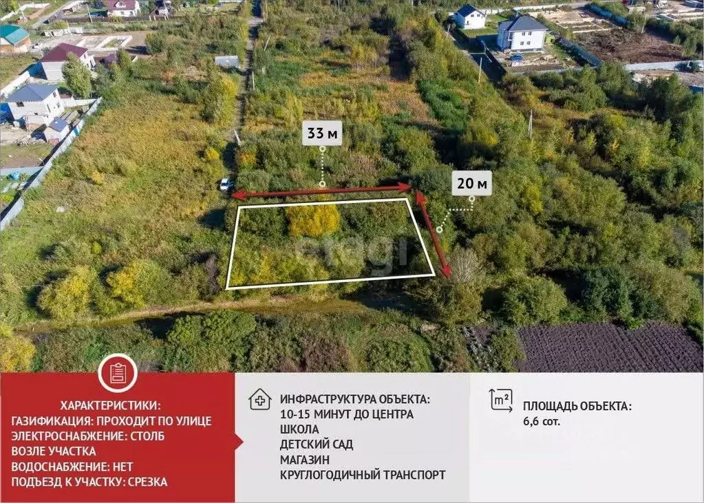 Участок в Тюменская область, Тюмень Славянский мкр,  (6.6 сот.) - Фото 1