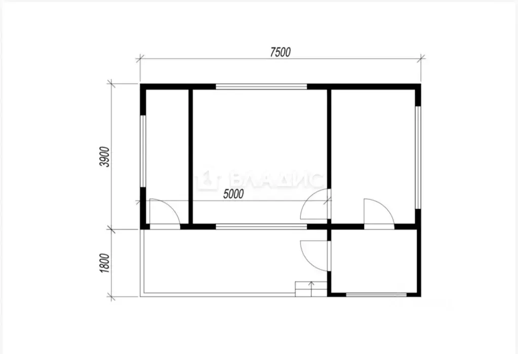 Дом в Пензенская область, Пензенский район, Богословский сельсовет, ... - Фото 2