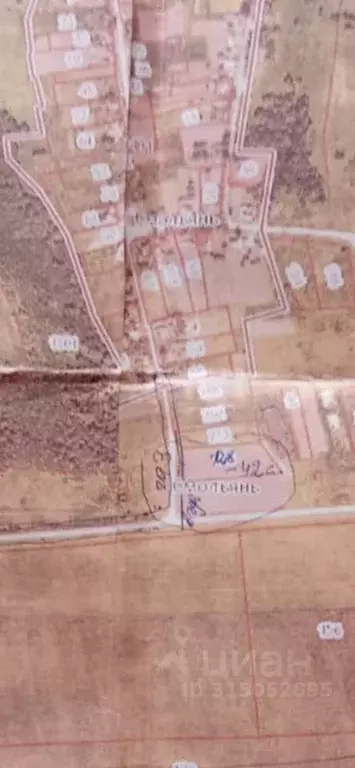 Участок в Брянская область, Брянский район, Чернетовское с/пос, д. ... - Фото 1