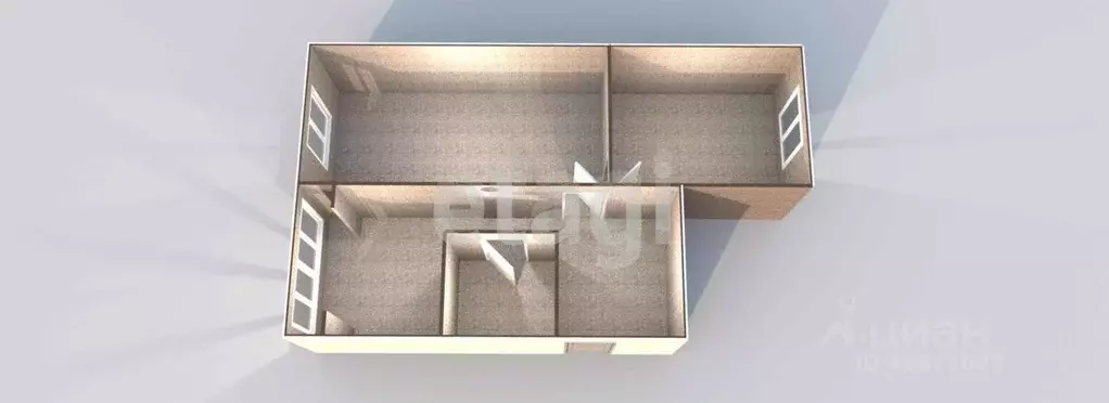 2-к кв. Сахалинская область, Южно-Сахалинск просп. Мира, 65К1 (56.0 м) - Фото 2