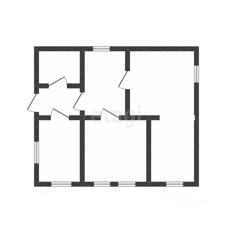 Дом в Белгородская область, Вейделевка рп ул. Свободы, 62 (35 м) - Фото 1