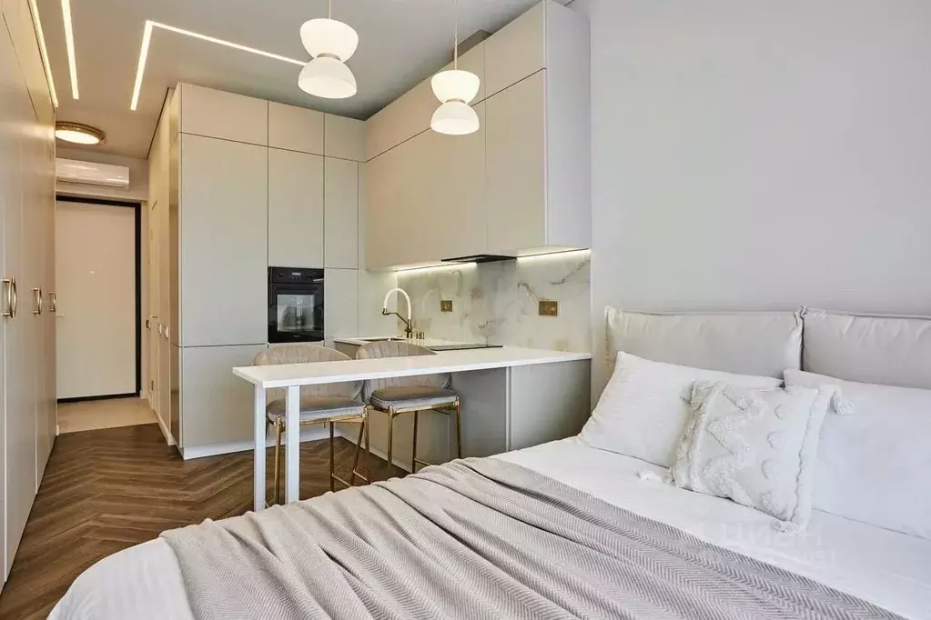 Студия Санкт-Петербург Петровский просп., 9к2 (26.0 м) - Фото 1