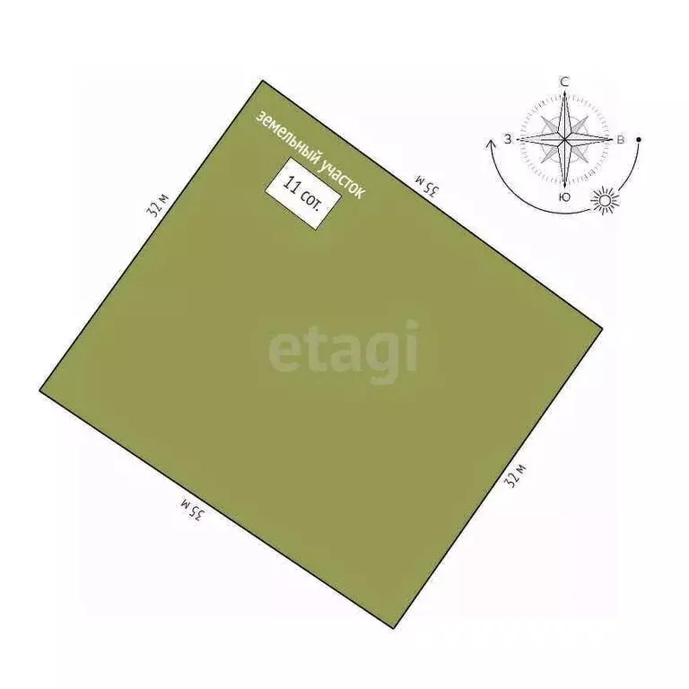 Участок в Брянская область, Брянский район, Добрунское с/пос, д. ... - Фото 2