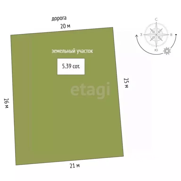 Участок в Мордовия, Саранск Пенсионер СТ,  (5.39 сот.) - Фото 1