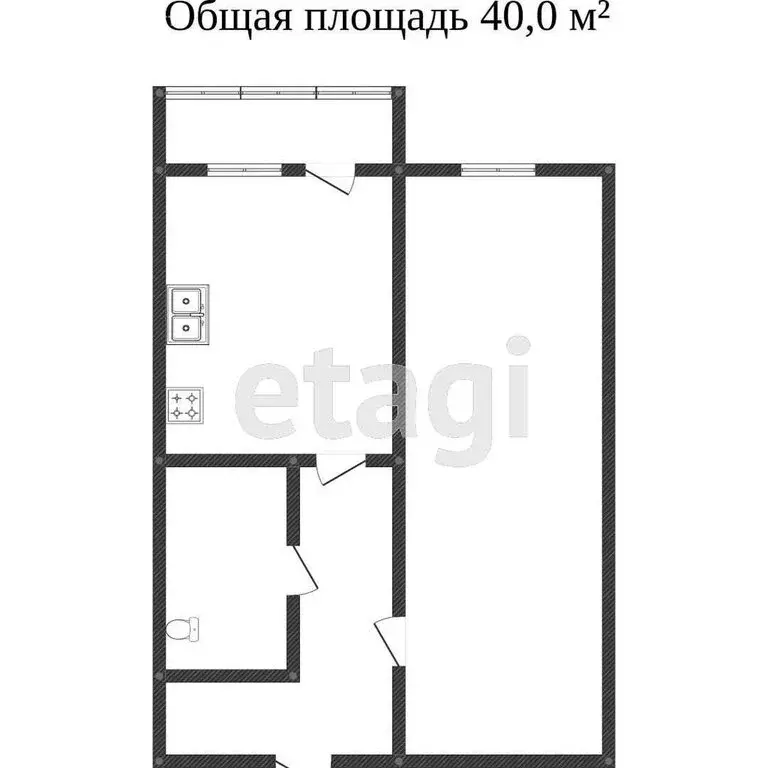 1-комнатная квартира: Краснодар, улица имени Героя Георгия ... - Фото 0