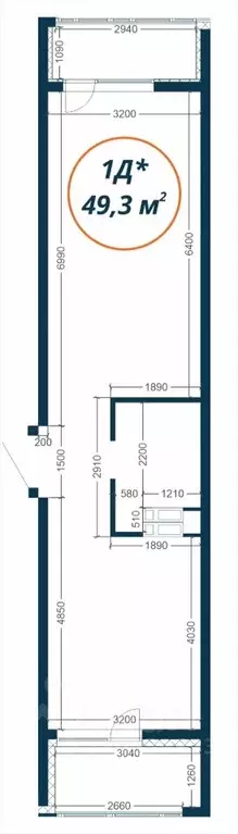 1-к кв. Приморский край, Находка  (49.3 м) - Фото 1