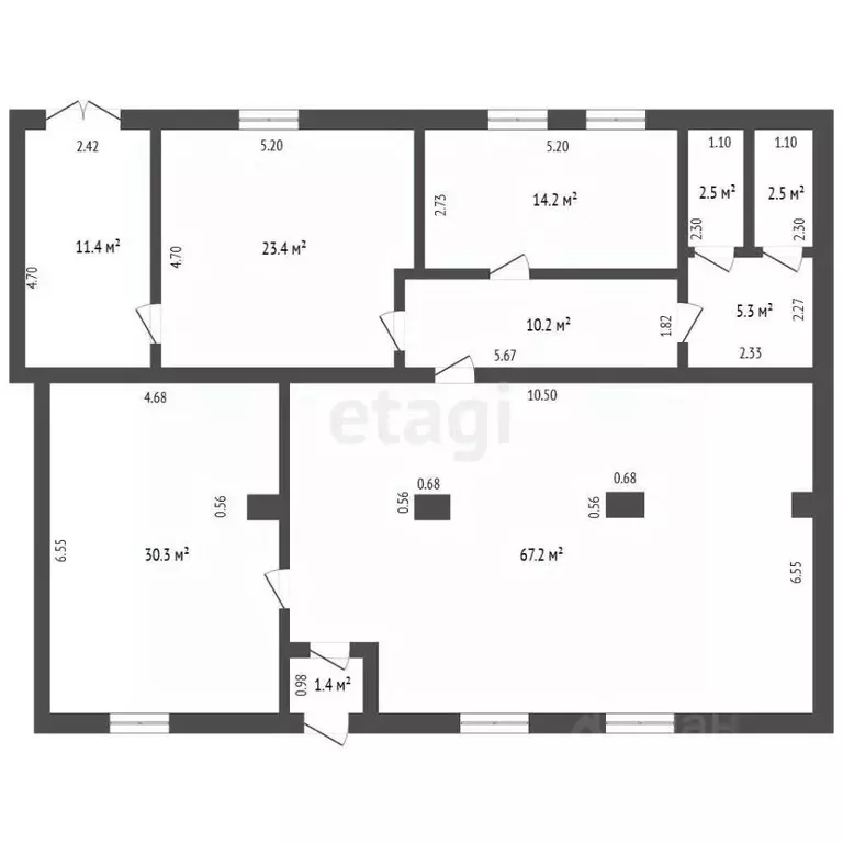 Торговая площадь в Челябинская область, Еманжелинск Советская ул., 6 ... - Фото 2