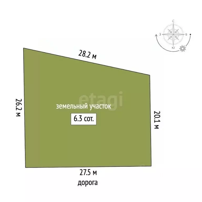 Участок в Ростовская область, Аксайский район, Большелогское с/пос, ... - Фото 2