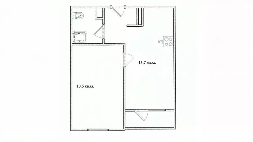 1-к кв. Санкт-Петербург Белоостровская ул., 10к1 (36.6 м) - Фото 2
