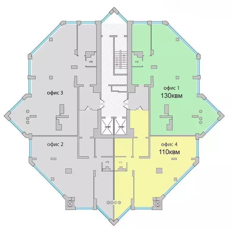 Офис в Ивановская область, Иваново Крутицкая ул., 7 (110 м) - Фото 0