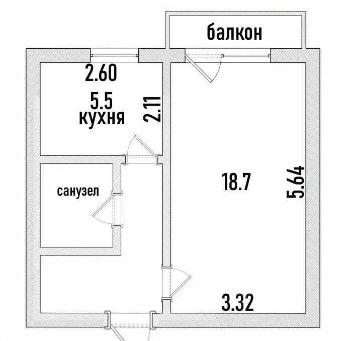 1-к кв. Томская область, Томск Черемошники мкр, ул. Профсоюзная, 35 ... - Фото 1