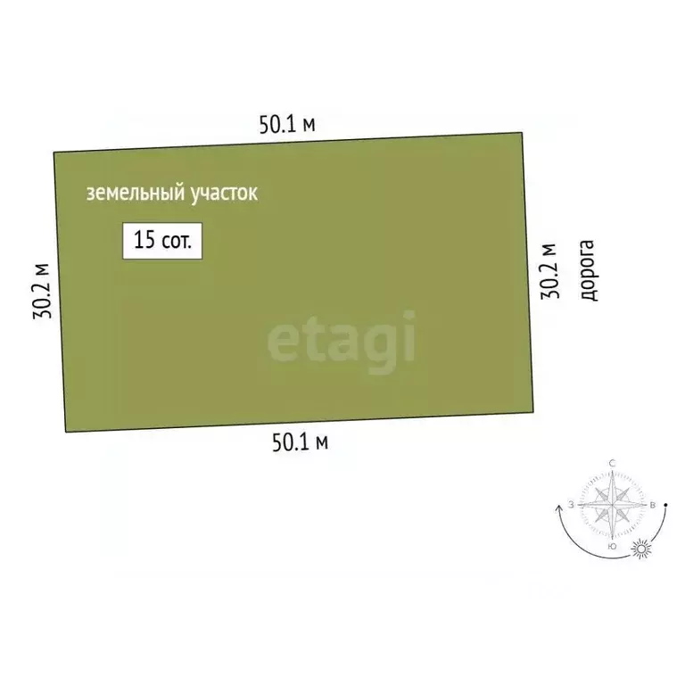 Участок в Мордовия, Ичалковский район, пос. Смольный Школьный пер. ... - Фото 2