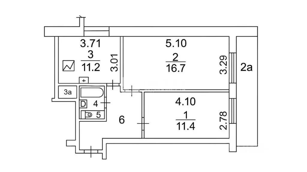2-к кв. Москва Шепелюгинская ул., 5К1 (50.3 м) - Фото 1