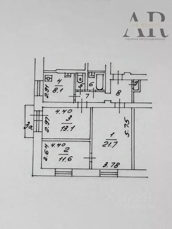 3-к кв. Москва Ленинский просп., 71 (66.2 м) - Фото 1
