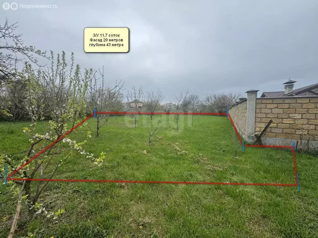 Участок в Гостагаевская, улица Мира (11.7 м) - Фото 1