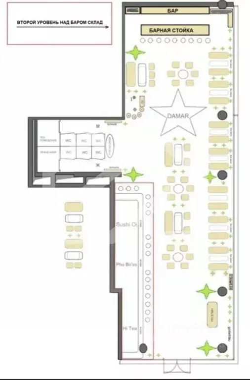 Торговая площадь в Москва Новослободская ул., 24Ас2 (185 м) - Фото 2