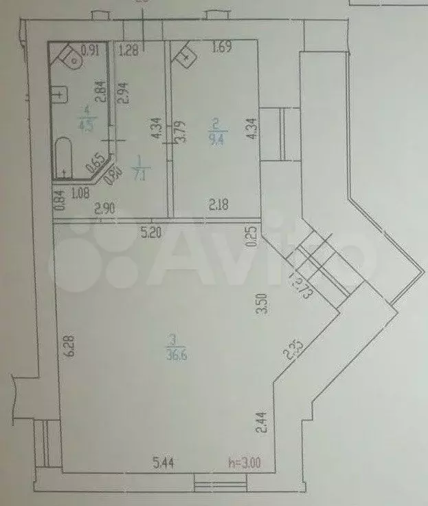 1-к. квартира, 57,6 м, 8/13 эт. - Фото 0