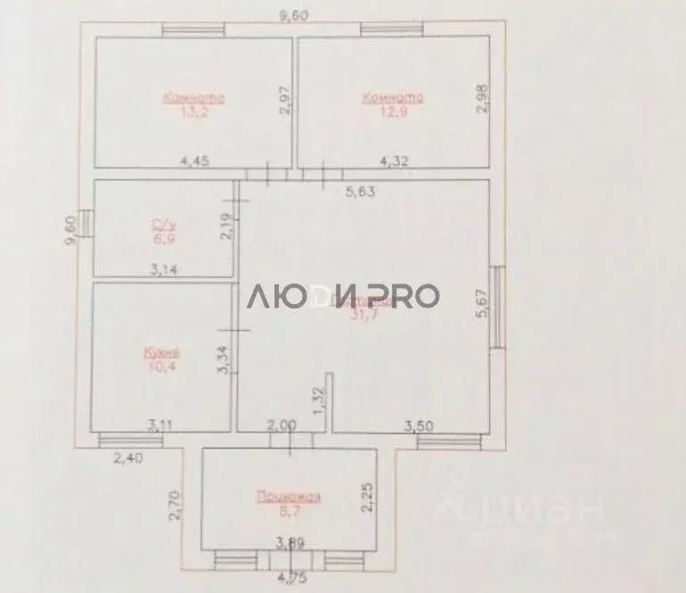 Дом в Алтайский край, Первомайский район, с. Фирсово ул. Заречная, 35 ... - Фото 2