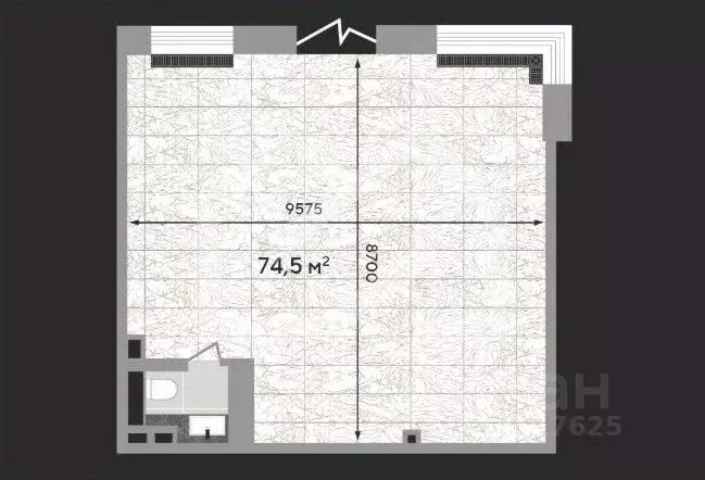 Торговая площадь в Москва Зорге 9 жилой комплекс, 9Ак6 (75 м) - Фото 1