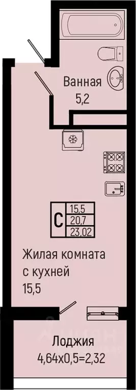 Студия Краснодарский край, Туапсинский муниципальный округ, с. ... - Фото 0