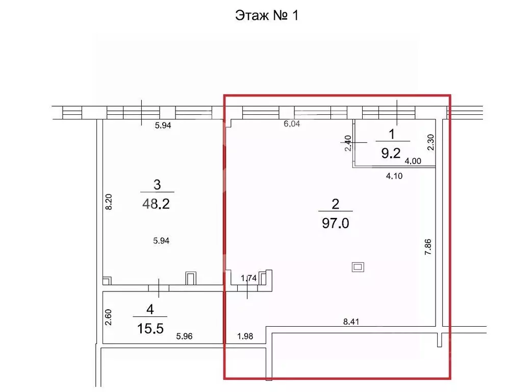 Помещение свободного назначения в Москва Сколковское ш., 40к1 (106 м) - Фото 2