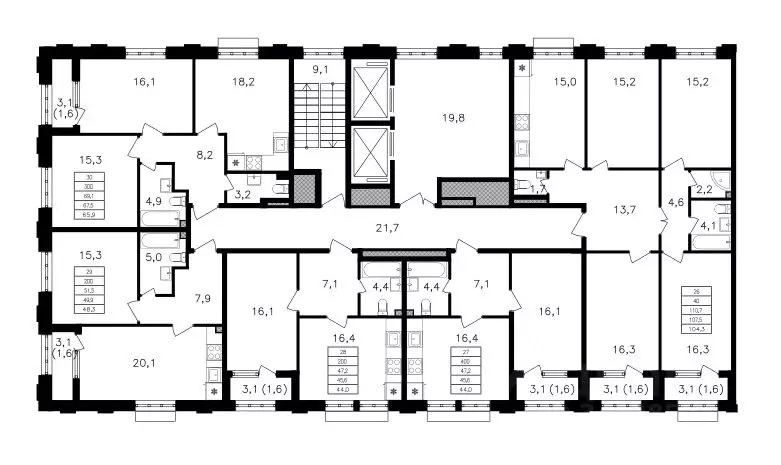 1-к кв. Москва Михалковская ул., 48к1 (45.7 м) - Фото 1