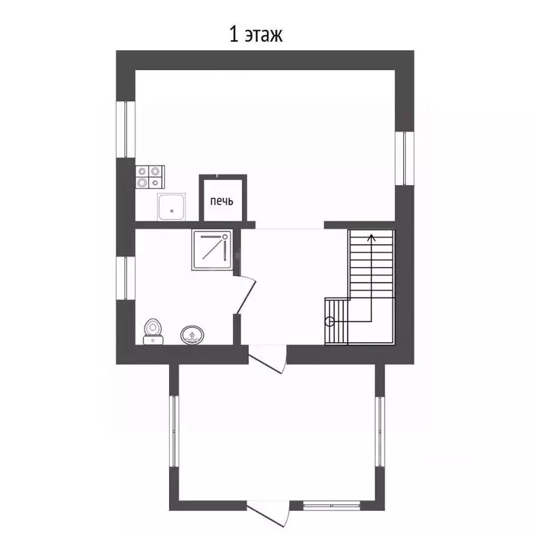 Дом в Вологодская область, Череповецкий район, д. Костяевка ул. ... - Фото 1