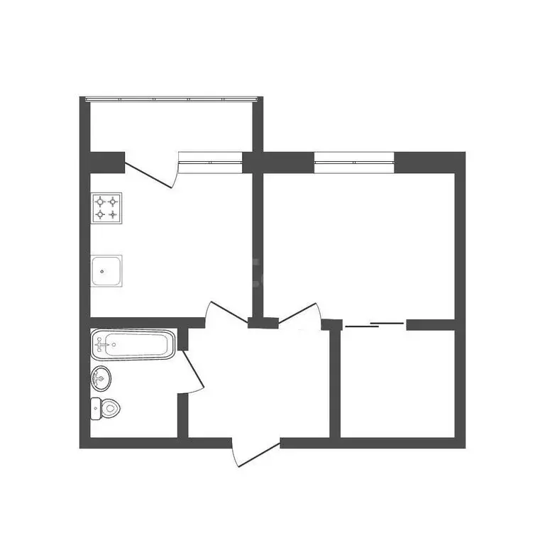 1-комнатная квартира: Тамбов, Свободная улица, 4к6 (36.1 м) - Фото 0