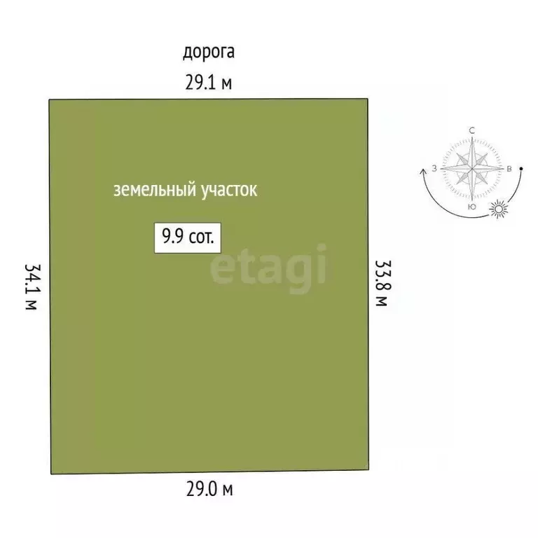 Участок в Тюменская область, Тюмень Р-404, 21-й км, 30 (10.0 сот.) - Фото 2