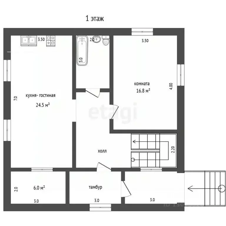 Дом в Ярославская область, Ярославский муниципальный округ, д. ... - Фото 2