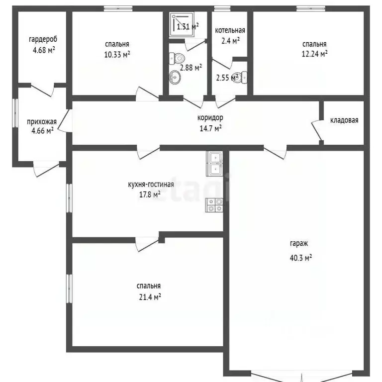Дом в Белгородская область, Белгород ул. Горького, 19 (137 м) - Фото 2