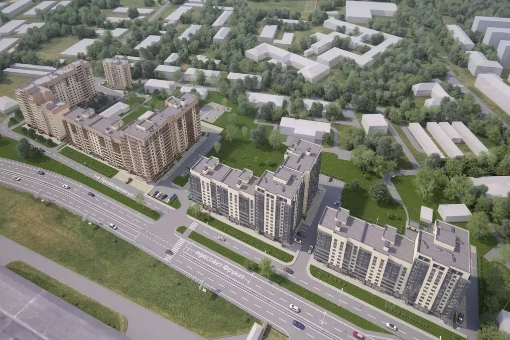 1-к кв. Ярославская область, Ярославль Московский Квартал жилой ... - Фото 1