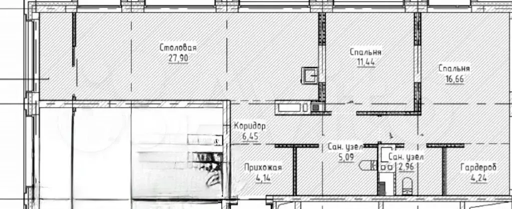3-к. квартира, 79 м, 12/17 эт. - Фото 0
